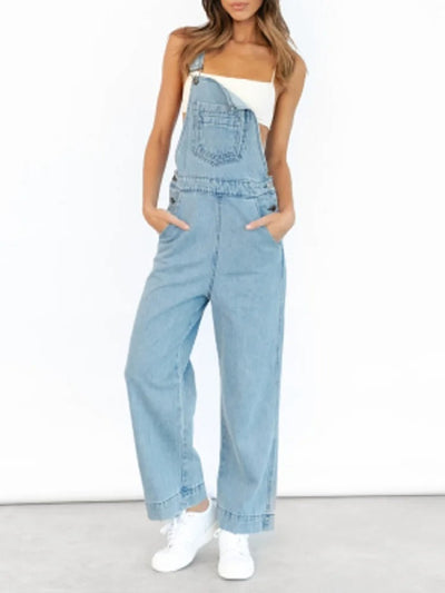 Cleora | Modischer Denim Jumpsuit für stilvolle Auftritte