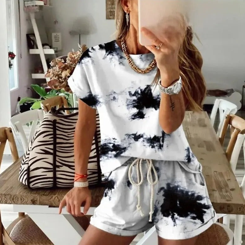 Bexley | Tie dye 2-delige outfit sets voor vrouwen